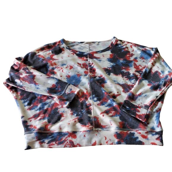 Cyrus Tie Dye Dolman Sleeve Blouse Set of 2 Size Large - Picture 3 of 9